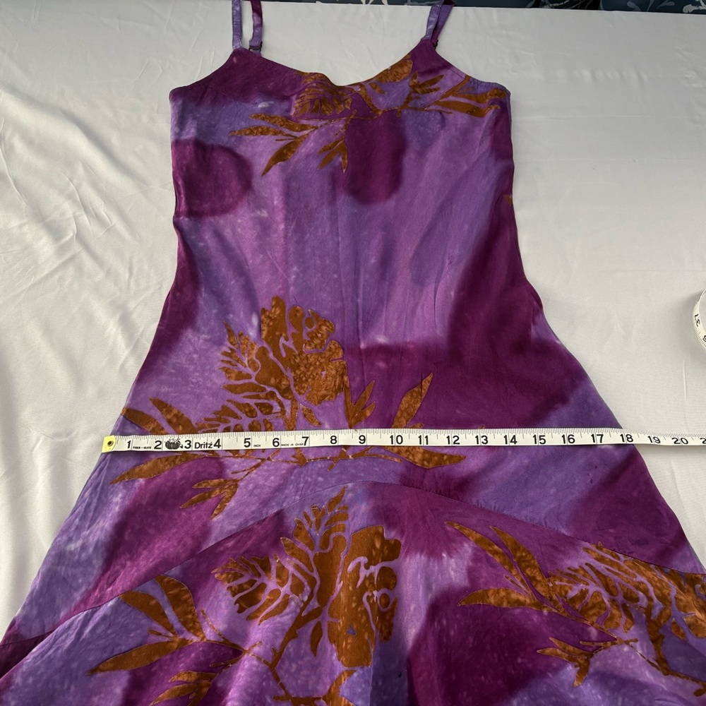 Purple Floral Maxi Dress - Picture 8 of 10